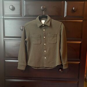 J. Crew Kids Green Button Down Shirt